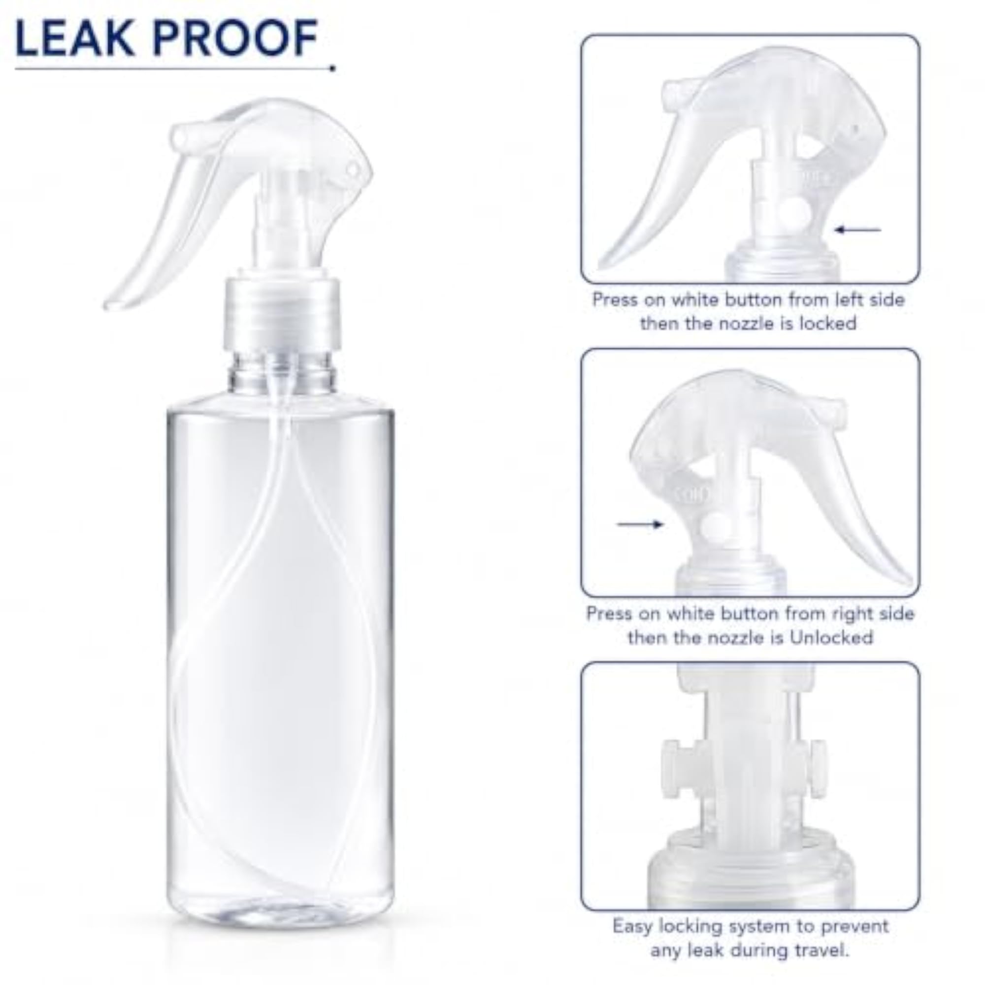 200ml Empty Mist Trigger Plastic Spray Bottle